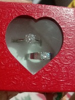 Private Label Valentines Proposing beautifull couple rings
