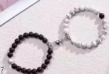 Private Label Tiple Protection Stone Beads Bracelets 2 Pcs