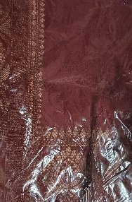 Private Label Womens Red Benarasi Saree