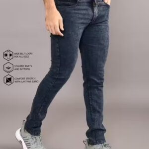 Private Label Men Denim Stylish Jeans Black Colour Free Size