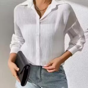 Private Label Women white Colour Shirt Free Size