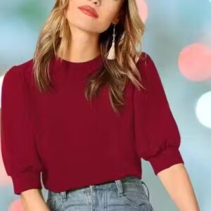 Private Label Women Marron Colour Crop Top Free Size