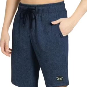 Private Label Mens Regular Fit Casual Stylish Cotton Shorts Navy Colour Free Size