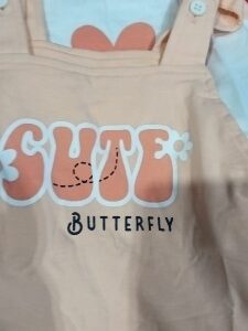 N O W Girls Apricot Dress 3 To 4 Y