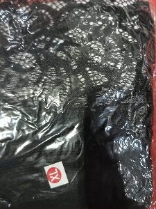 Private Label Womens Black Crop Top XL Size