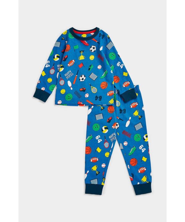 Mothercare Boys Natural Breathable Cotton Jersey Pyjama Multicolor Size 6TO7Yesr