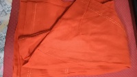 Private Label Womens Regular Use Blouse Shorts Sleeve Orange 34 Size
