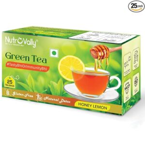 NutroVally Green Tea Lemon Honey 25 Teabags