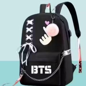 Private Label Bts Bag For Girls Black Colour