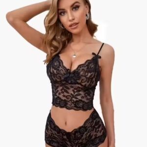 Private Label Women Black Coloye Net Panty