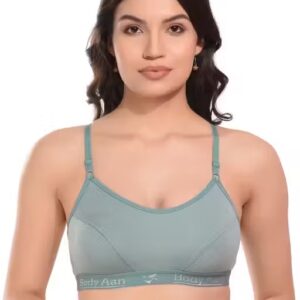 Private Label Green Colour Sport Bra for womenFree Size