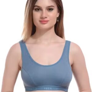 Private Label Pink Colour Sport Bra for women Blue Colour Free Size
