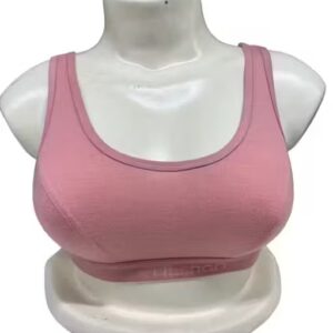 Private Label Pink Colour Sport Bra for women Pink Colour Free Size