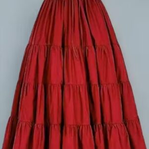 Private Label Women Red Colour SKIRT