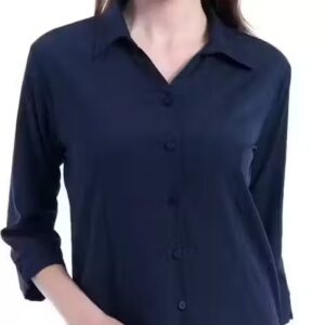 Private Label Women Navy Blue Colour Shirt M Size