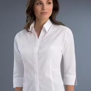 Private Label White Colour Women Shirt L Size