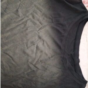 Private Label WOMEN CROP T SHIRT FULL BLACK FREE SIZE