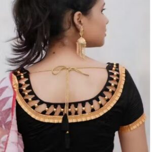 Private Label Blouse for Women Fancy BALCK FREE SIZE