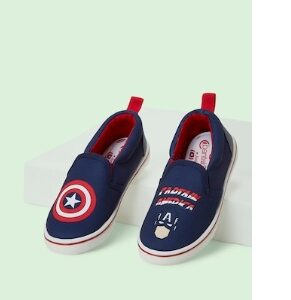 Pantaloons Medium Blue Captain America Casual Boys Character Shoes 29