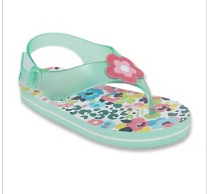 Pantaloons Junior Green AND Pink Flip Flops 31