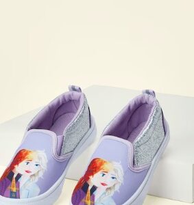 Pantaloons Lilac Frozen Casual Girls Character Shoes 24