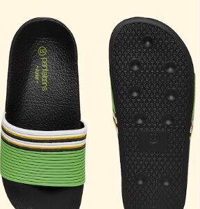 Pantaloons Green Color Block Casual Boys Pool Slide 34