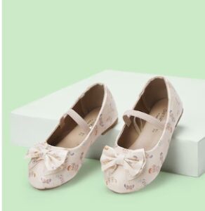 Pantaloons Off White Printed Casual Girls Ballerinas 26