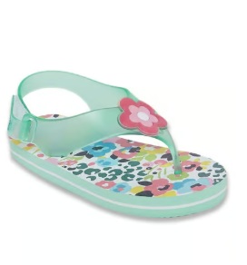 Pantaloons Junior Green AND Pink Flip Flops 28