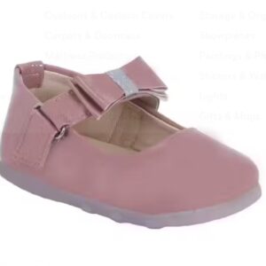 Bow Round Toes Belly Darkpink