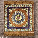 Private Label Velvet Aasan Mat Multicolour