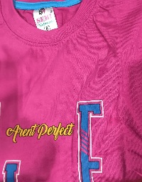 Private Label Girls Pink T Shirts Free Size