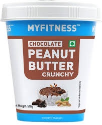 MYFITNESS Peanut Butter Chocolate Spread with Almond Crunch 510g