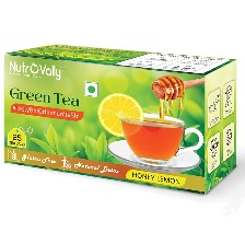 Nutro Vally Green Tea Lemon Hone Total 25 Tea Bags