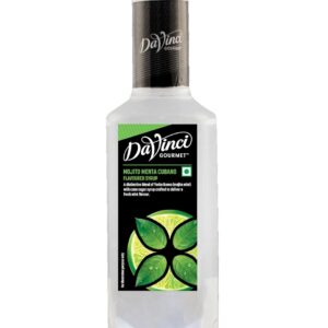 DaVinci Gourmet Mojito Flavoured Syrup Menta Cubano 750ml Bottle Minty Syrup
