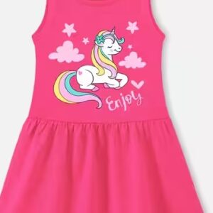 Mimmy Kids Graphic Print A Line Dress