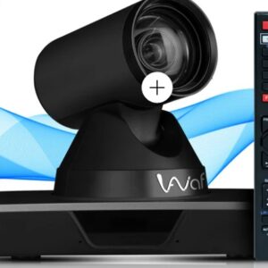 AIWaft 4K PTZ Camera with AI Gesture Control Auto Tracking 12X Optical 16X Digital Zoom CMOS Lens Best PTZ Camera for Teaching YouTube Live Streaming Video Conferencing