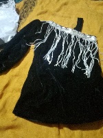 Private Label Cute Comfy Girls Dresses Black 18 Size