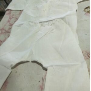 Private Label Boys Chevron Embroidered Pure Cotton Kurta With Pyjamas size 2