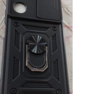 Fashion case Premium Quality Tough Armor Sliding Camera Shield Cover and Ring Holder Stand Back Cover Case For Vivo Y03