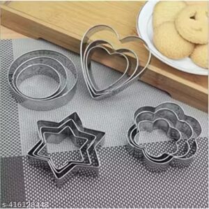 Private Label Cookie Cutters Shapes Baking Set Pack Of 12