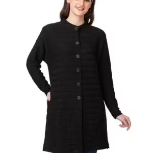 Private Label Women Black Colour Woolen Swater XL Size
