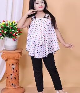 Private Label Modern Classy Girls Top Bottom Set Multicolour 30 Size