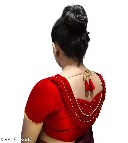 Private Label Womens Style Blouse Free Size Red