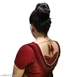 Private Label Womens Style Blouse Free Size Maroon