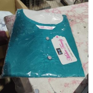 Woman sky colour kurtis L size