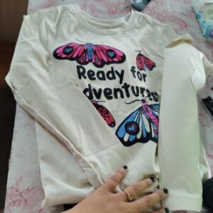 Woman full sleeve dress brown colour 9 to 10 years