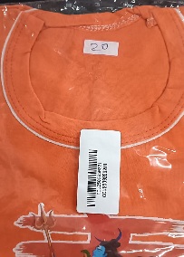 Private Label Boys Clothing Set Orange 20 Size