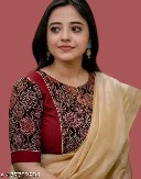 Private Label Ajrakh mix matched cotton blouse 34 Size