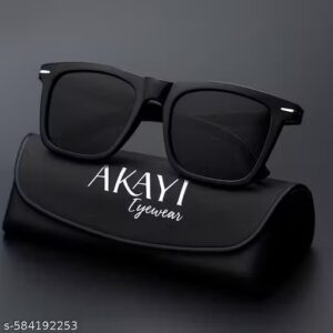 Private Label Eyewear Classic Black Square Sunglasses Black Colour