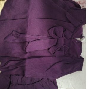 Private Label KIDS FROCK PURPLE FREE SIZE